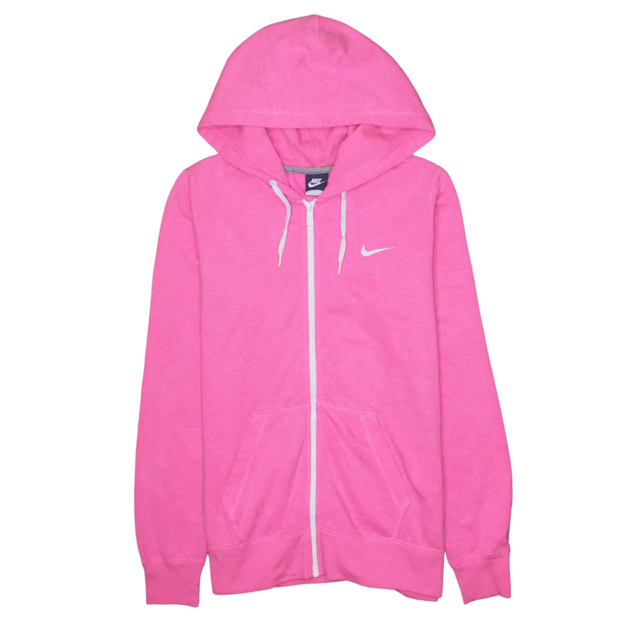 Nike 90's Swoosh Full Zip Up Hoodie Large Pink sold by Vintage Club