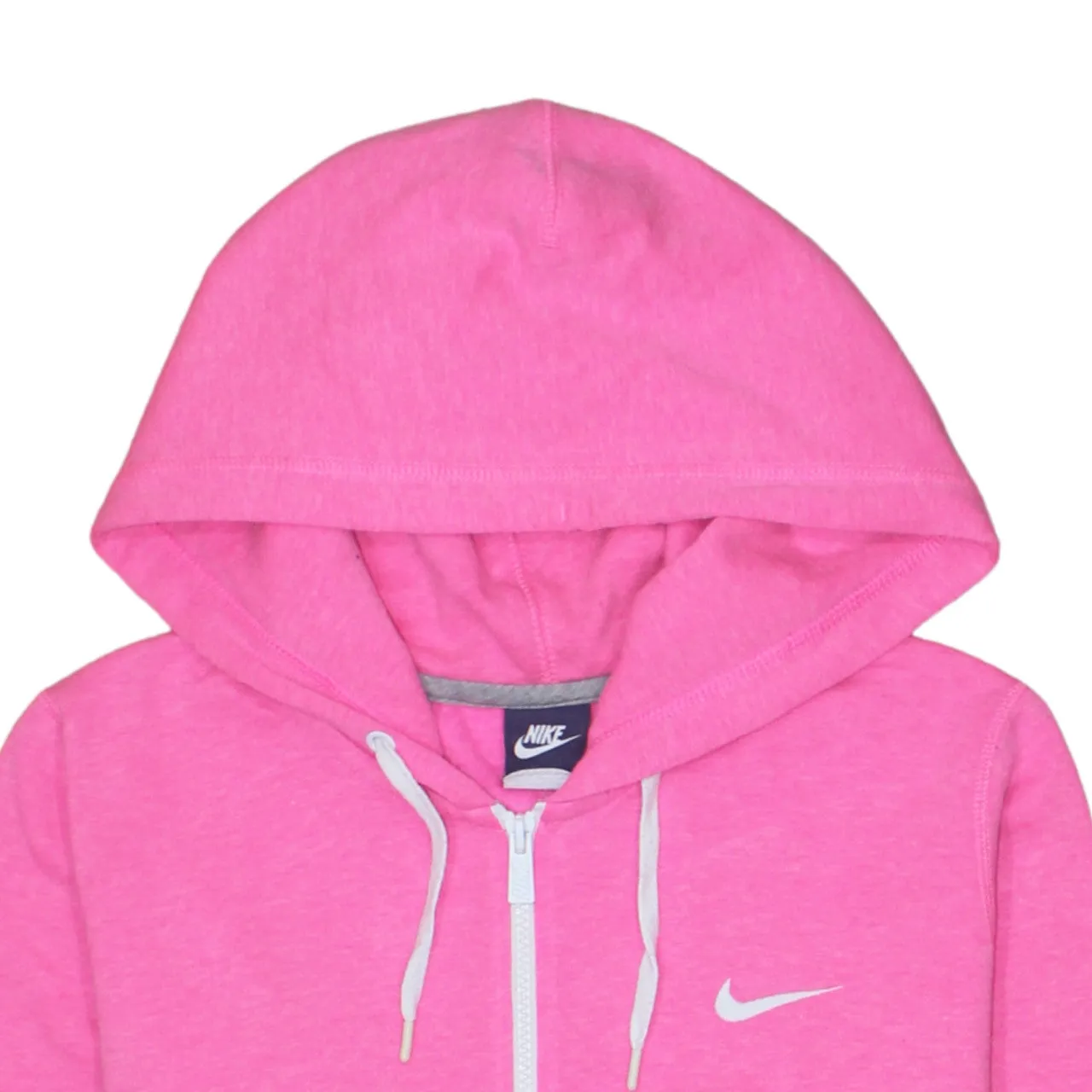 Nike 90's Swoosh Full Zip Up Hoodie Large Pink sold by Vintage Club product image thumbnail 3