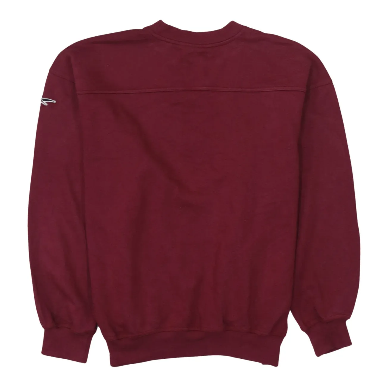 Reebok 90's Spellout Crew Neck Sweatshirt Small Red sold by Vintage Club product image thumbnail 2
