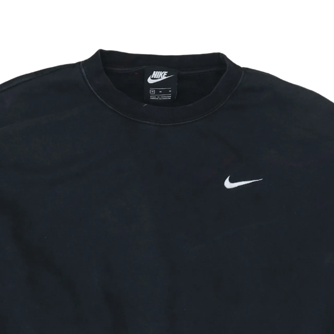 Nike 90's Swoosh Crew Neck Sweatshirt Medium Black sold by Vintage Club product image thumbnail 3