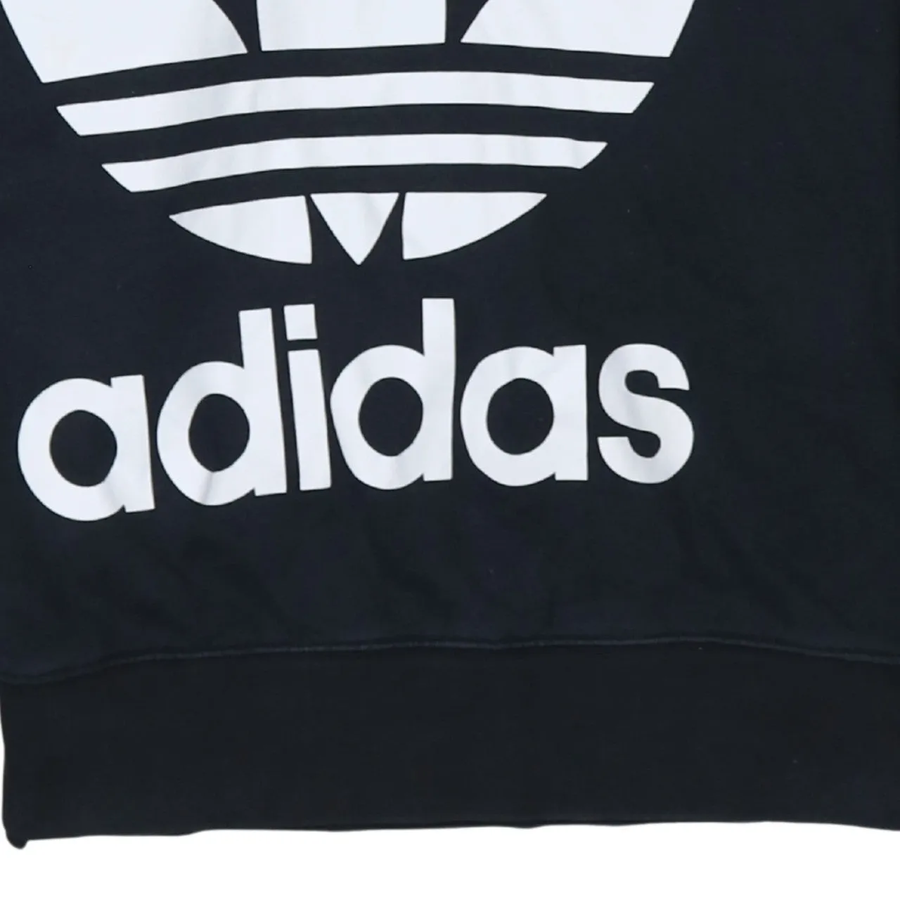 Adidas 90's Spellout Pullover Hoodie XLarge Black sold by Vintage Club product image thumbnail 4