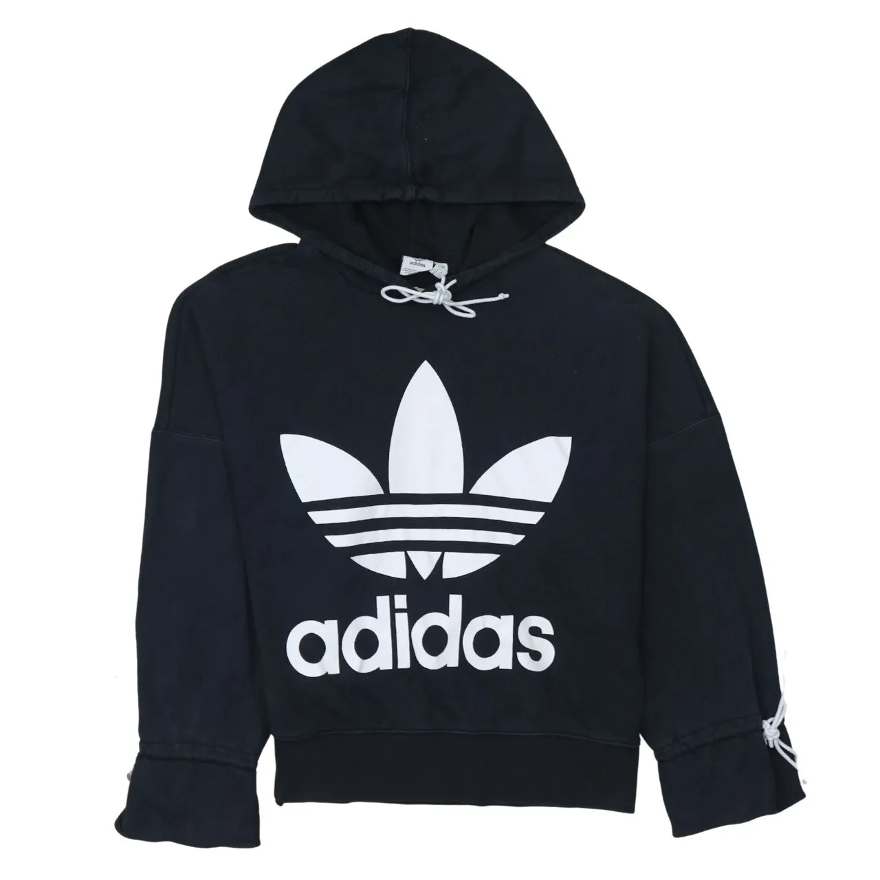 Adidas 90's Spellout Pullover Hoodie XLarge Black sold by Vintage Club