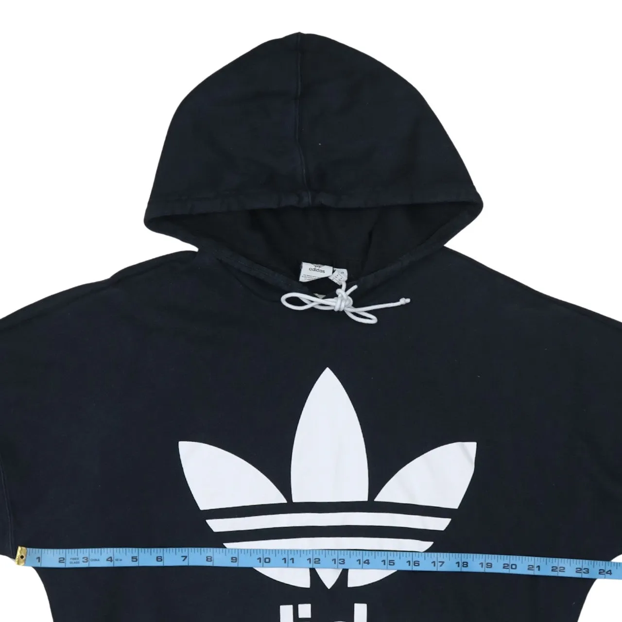 Adidas 90's Spellout Pullover Hoodie XLarge Black sold by Vintage Club product image thumbnail 5