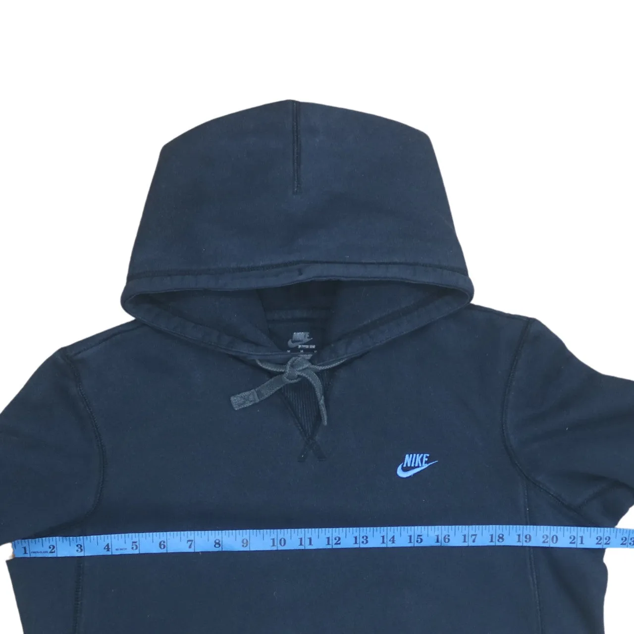 Nike 90's Swoosh Pullover Hoodie Medium Black sold by Vintage Club product image thumbnail 5