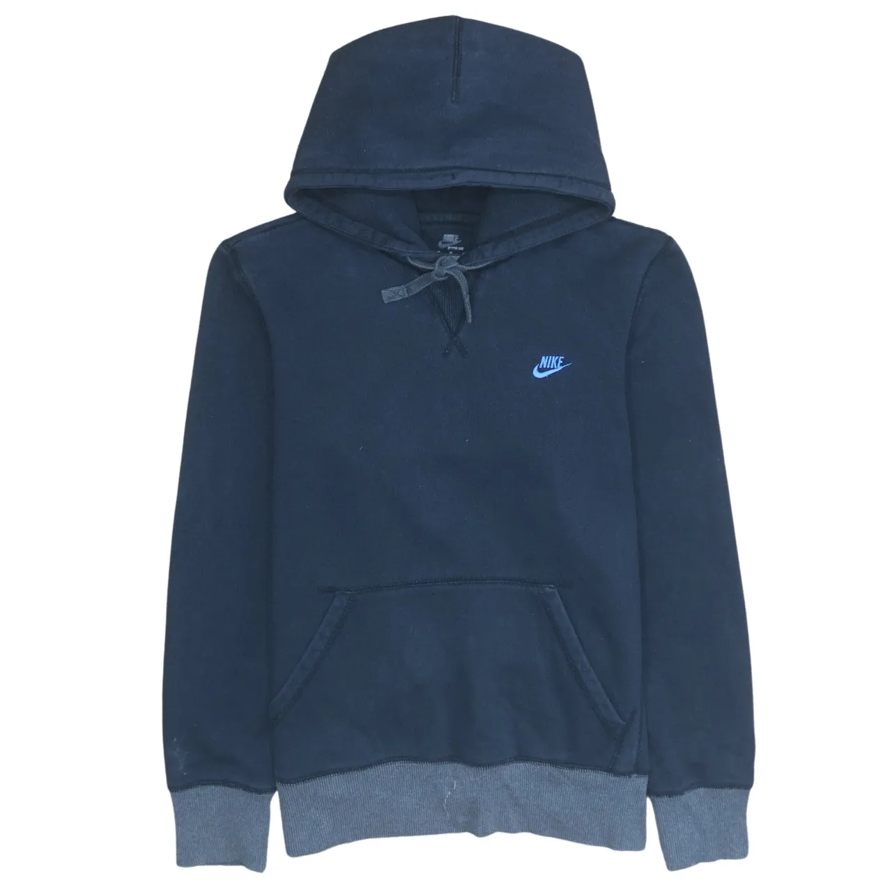 Nike 90's Swoosh Pullover Hoodie Medium Black sold by Vintage Club