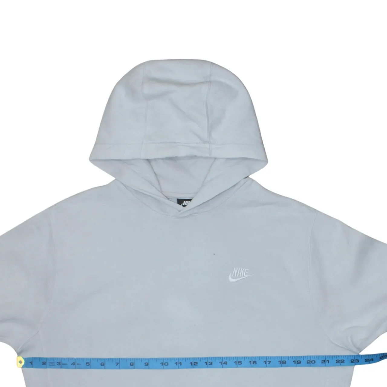 Nike 90's Swoosh Pullover Hoodie Medium White sold by Vintage Club product image thumbnail 5