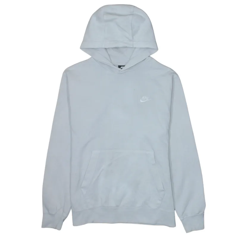 Nike 90's Swoosh Pullover Hoodie Medium White sold by Vintage Club