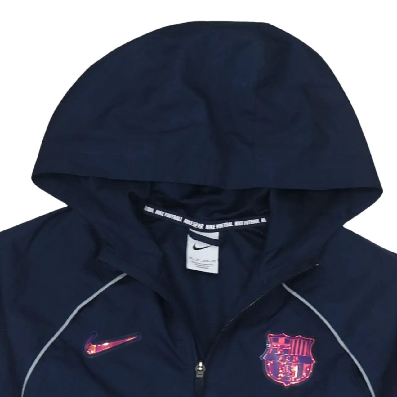 Nike 90's Swoosh Full Zip Up Windbreaker XSmall Navy Blue sold by Vintage Club product image thumbnail 3