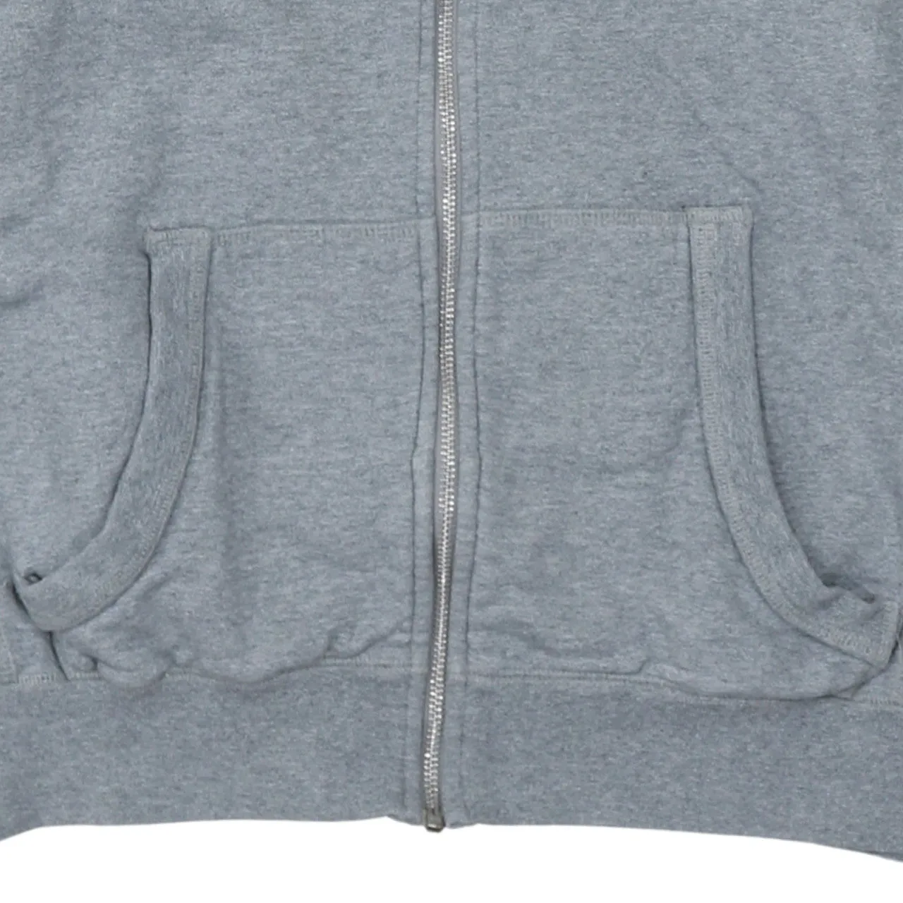Nike 90's Swoosh Full Zip Up Hoodie Medium Grey sold by Vintage Club product image thumbnail 4