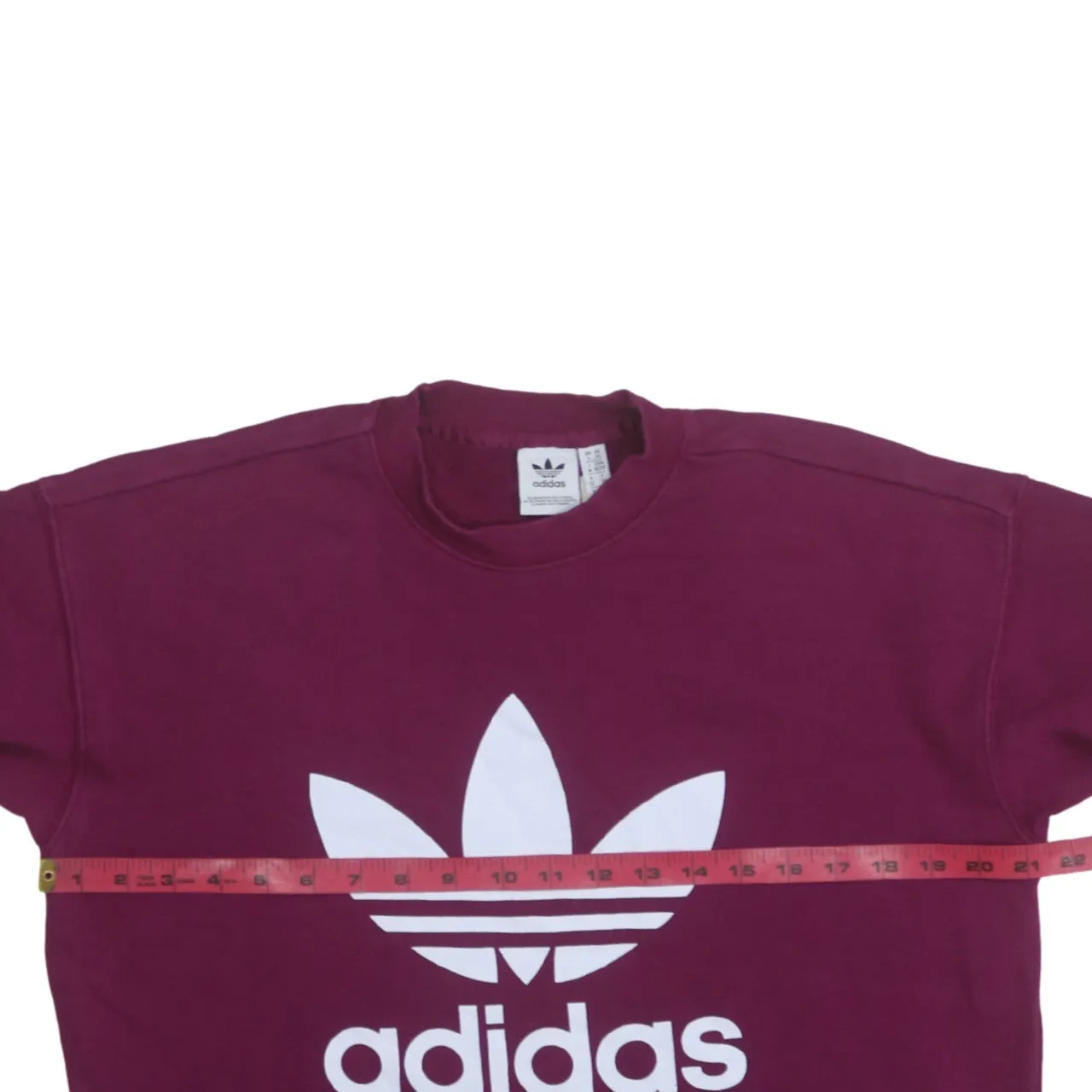 Adidas 90's Spellout Crew Neck Sweatshirt XSmall Purple sold by Vintage Club product image thumbnail 5