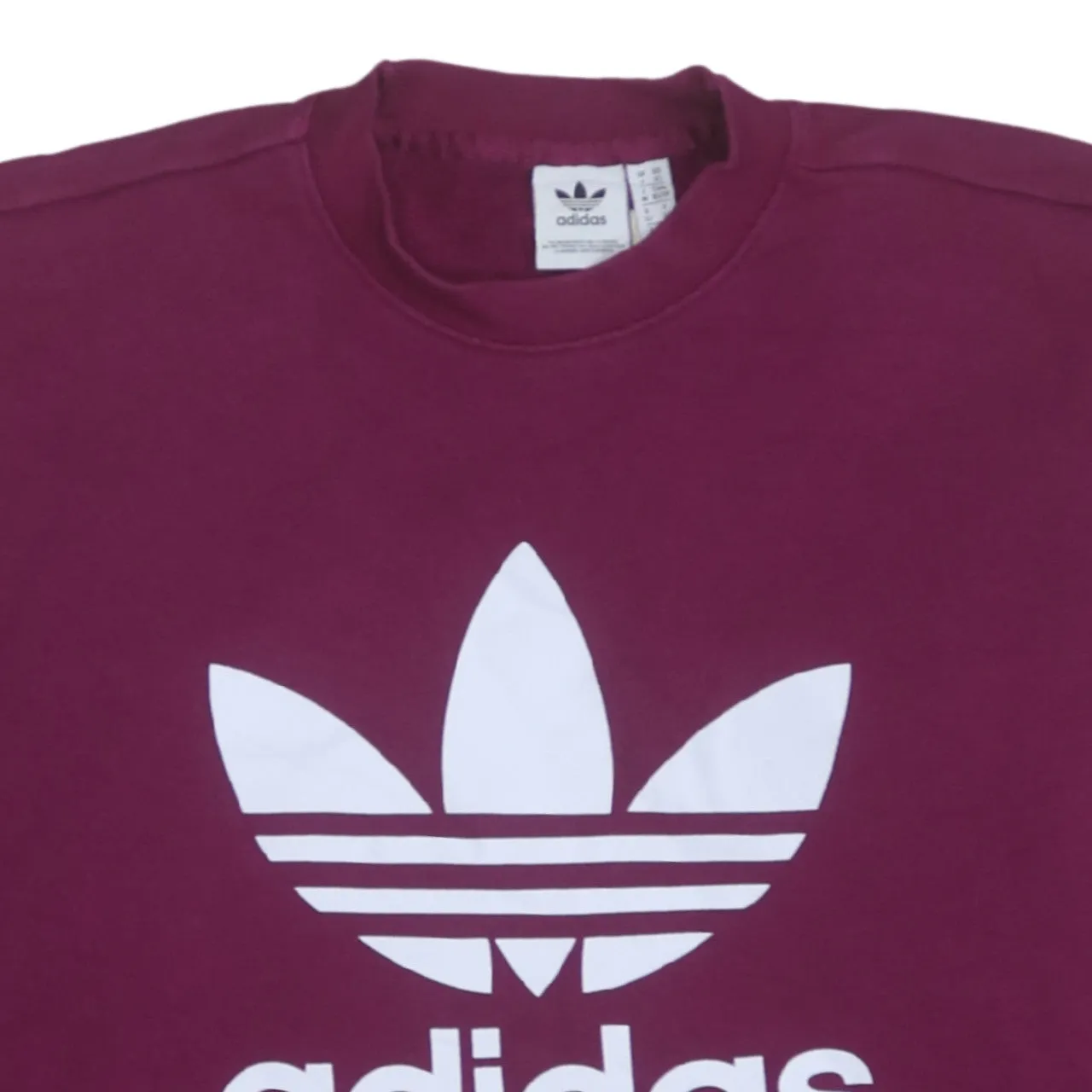 Adidas 90's Spellout Crew Neck Sweatshirt XSmall Purple sold by Vintage Club product image thumbnail 3