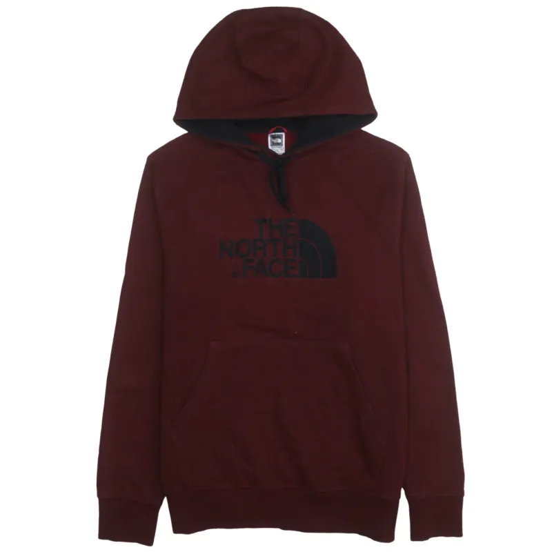 The North Face 90's Spellout Pullover Hoodie Large Burgundy Red made by The North Face