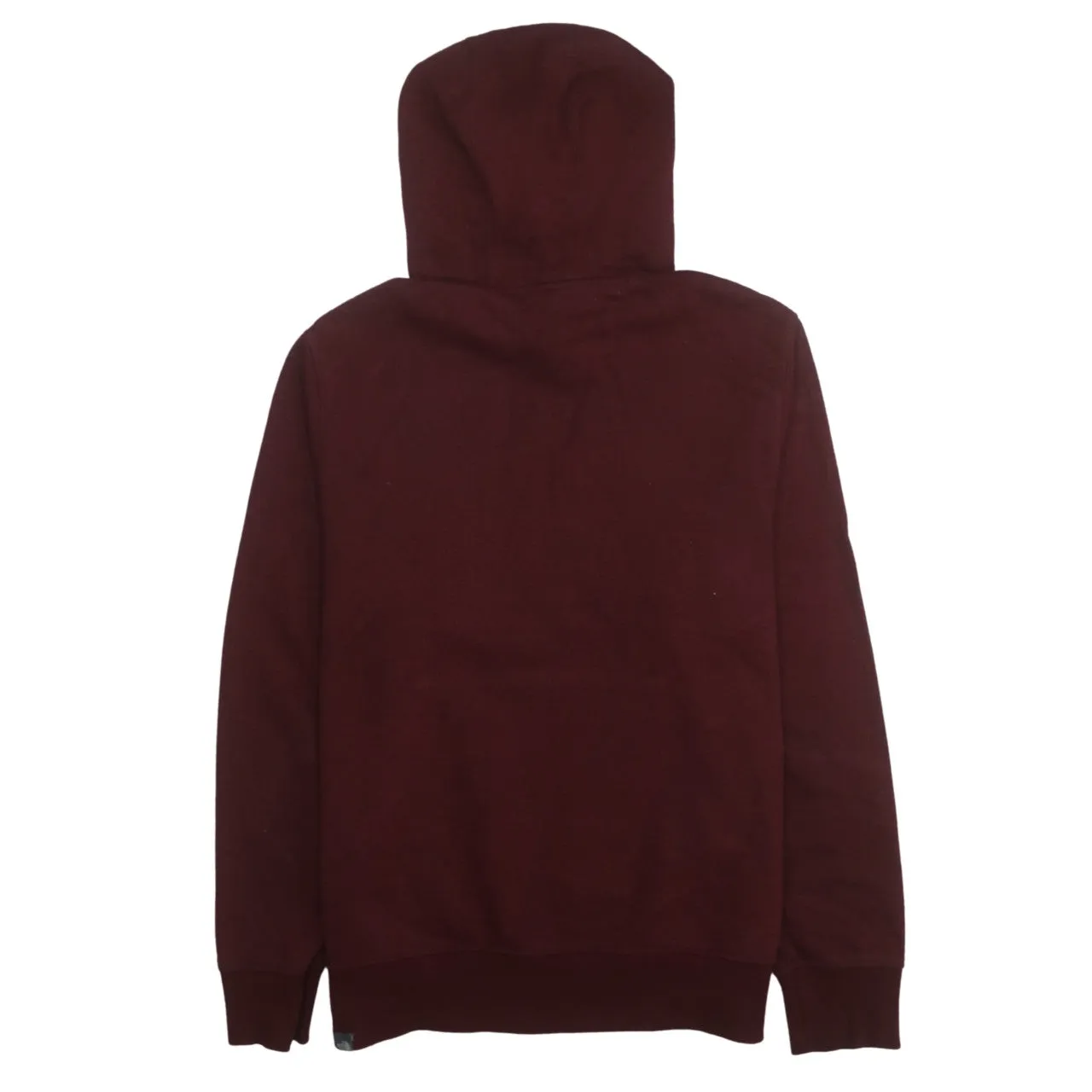 The North Face 90's Spellout Pullover Hoodie Large Burgundy Red sold by Vintage Club product image thumbnail 2