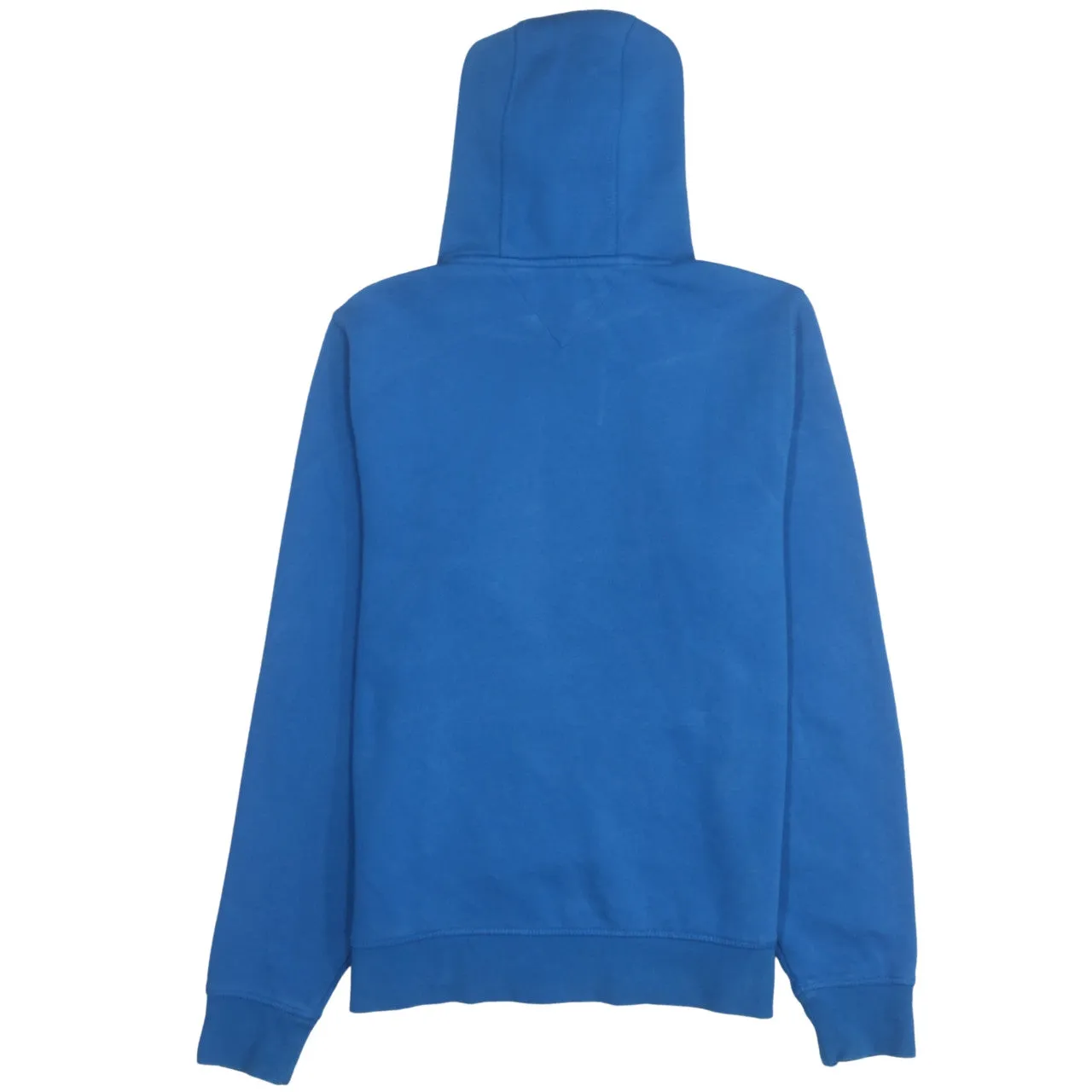 Tommy Hilfiger 90's Spellout Pullover Hoodie Small Blue sold by Vintage Club product image thumbnail 2