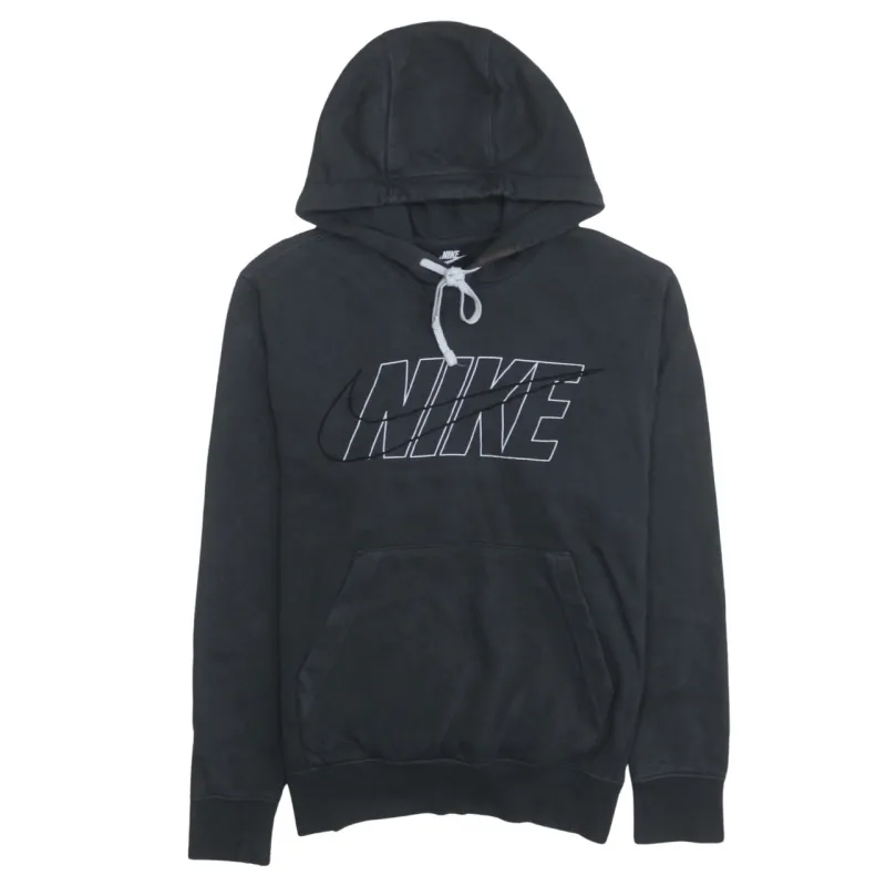 Nike 90's Center Middle Swoosh Pullover Hoodie XSmall Black sold by Vintage Club
