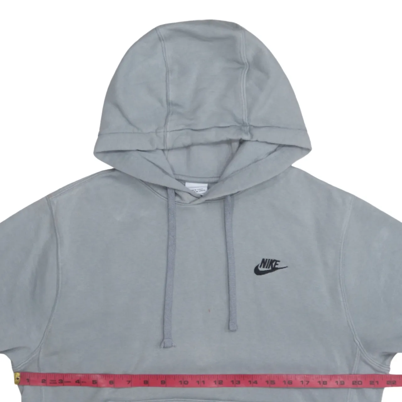 Nike 90's Swoosh Pullover Hoodie Small Grey sold by Vintage Club product image thumbnail 5
