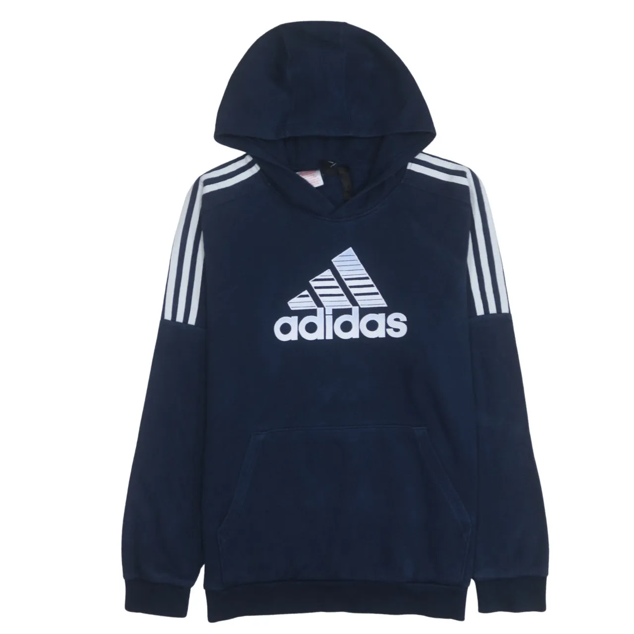 Adidas 90's Spellout Pullover Hoodie XLarge Navy Blue sold by Vintage Club