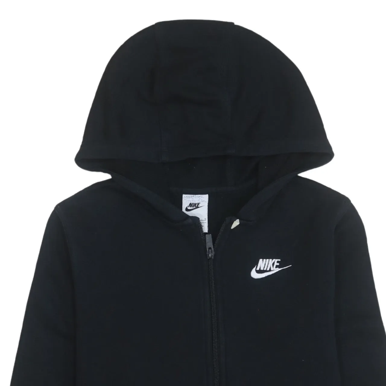 Nike 90's Swoosh Full Zip Up Hoodie Large Black sold by Vintage Club product image thumbnail 3