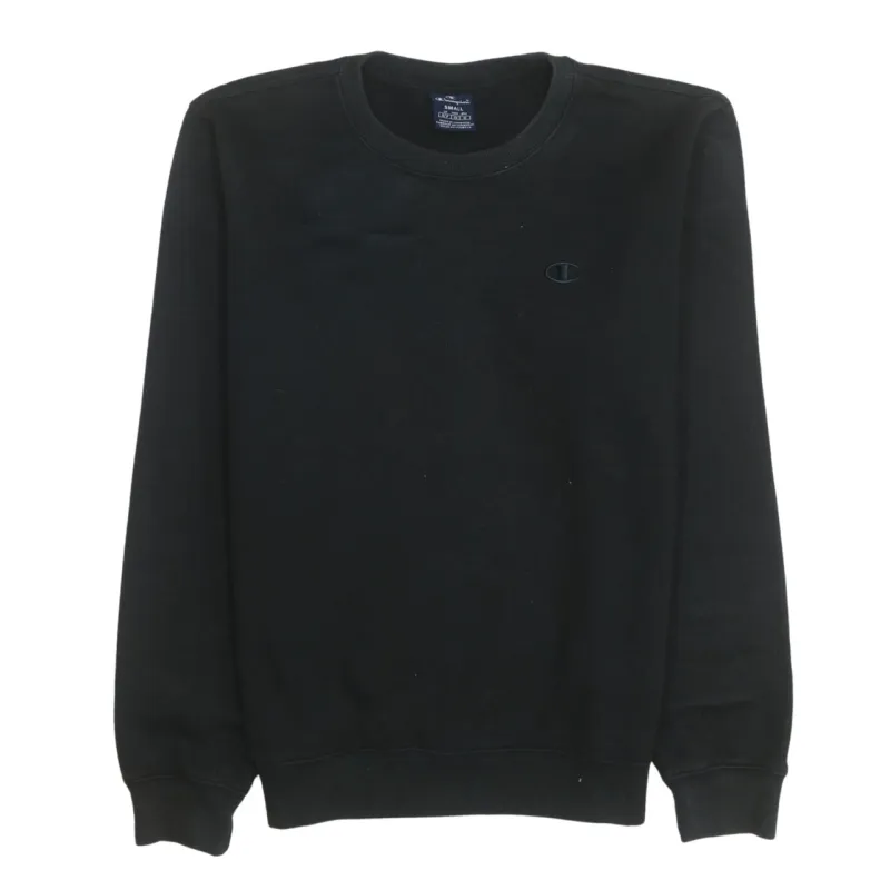 Champion 90's Lightweight Crew Neck Sweatshirt Small Black sold by Vintage Club