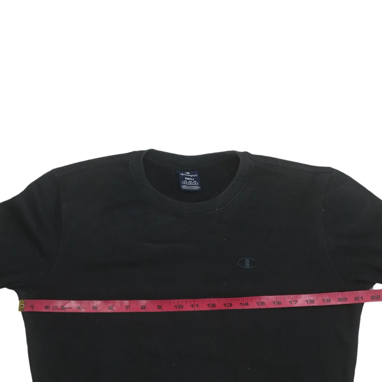 Champion 90's Lightweight Crew Neck Sweatshirt Small Black sold by Vintage Club product image thumbnail 5