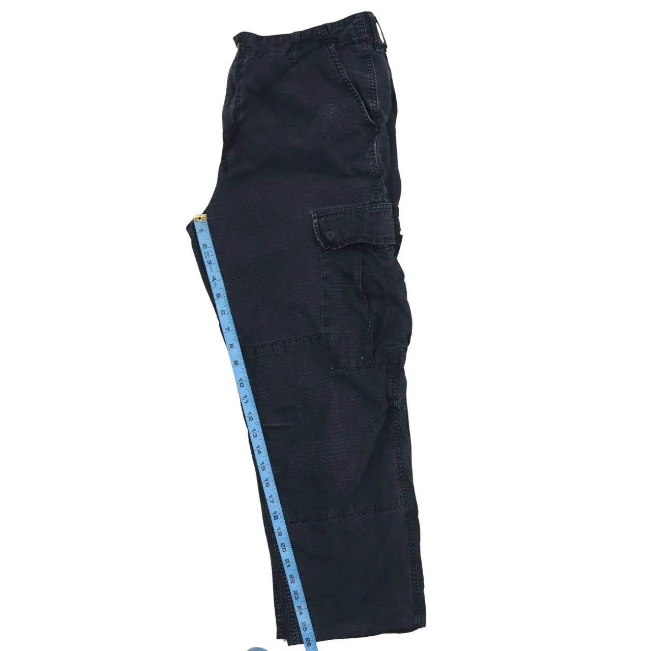 Carhartt 90's Drawstring Pockets Straight Leg Baggy Trousers / Pants 34 Black sold by Vintage Club product image thumbnail 5