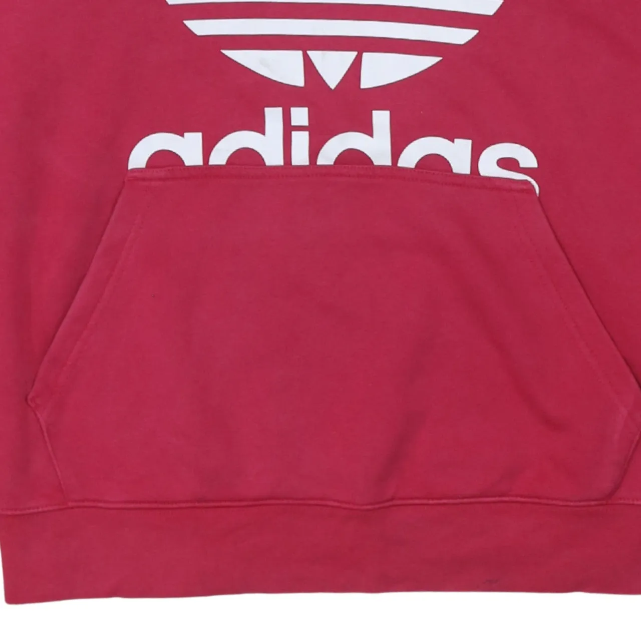 Adidas 90's Spellout Pullover Hoodie XSmall Pink sold by Vintage Club product image thumbnail 4