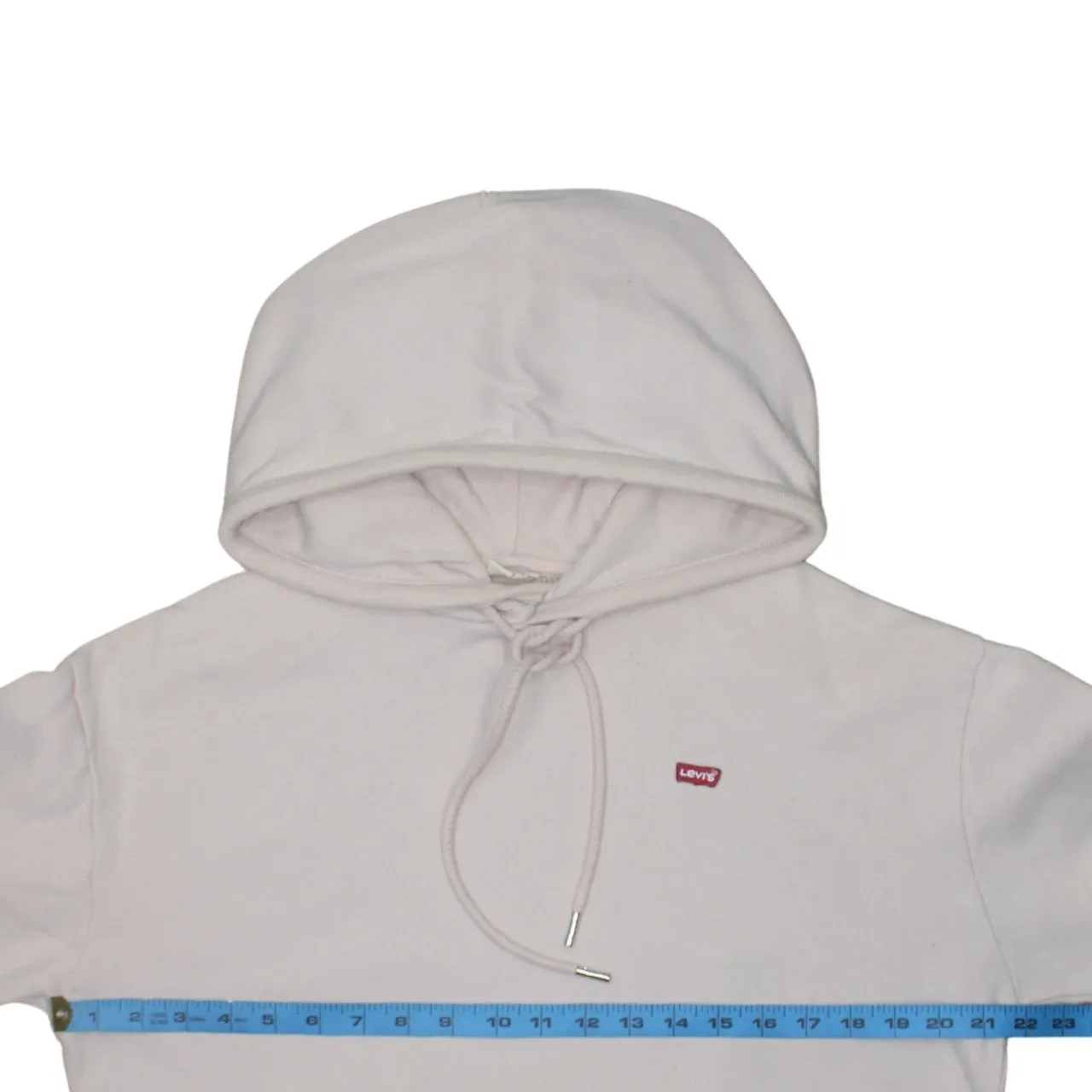 Levi's 90's Drawstring Pockets Pullover Hoodie Small Pink sold by Vintage Club product image thumbnail 5