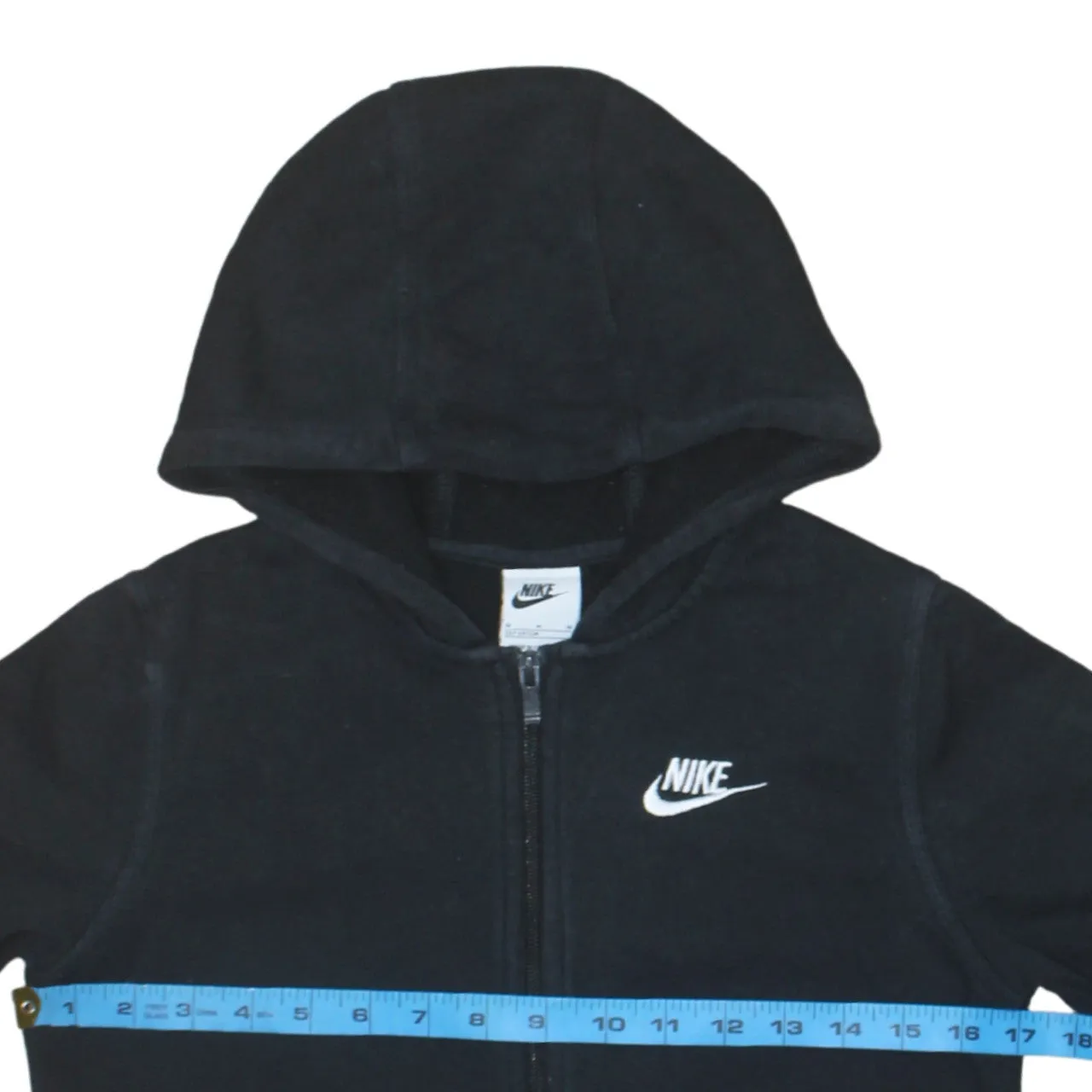 Nike 90's Swoosh Full Zip Up Hoodie XLarge Black sold by Vintage Club product image thumbnail 5