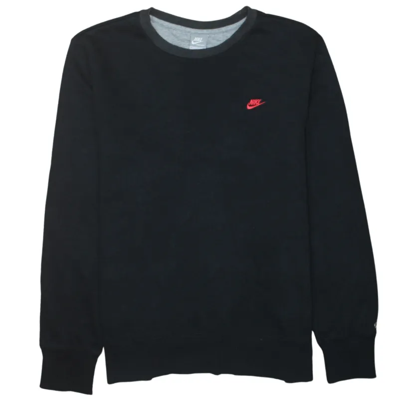 Nike 90's Swoosh Crew Neck Sweatshirt XLarge Black sold by Vintage Club