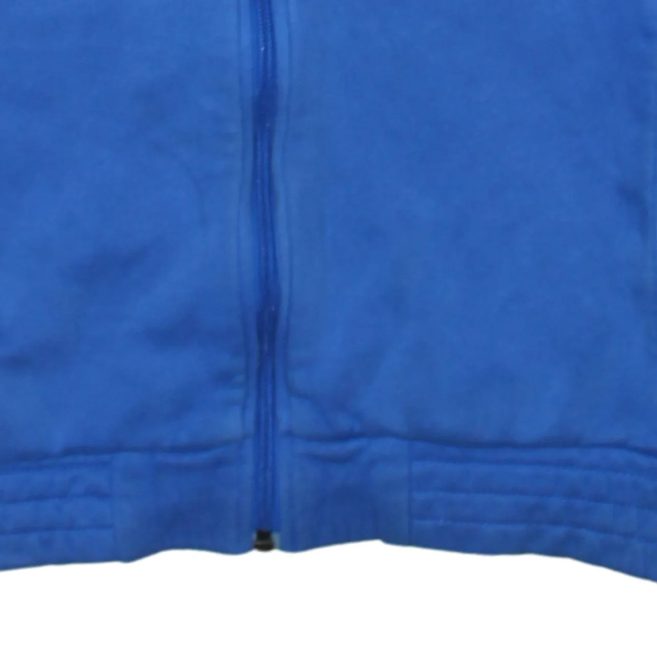 Adidas 90's Striped Sleeve Full Zip Up Hoodie Medium Blue sold by Vintage Club product image thumbnail 4