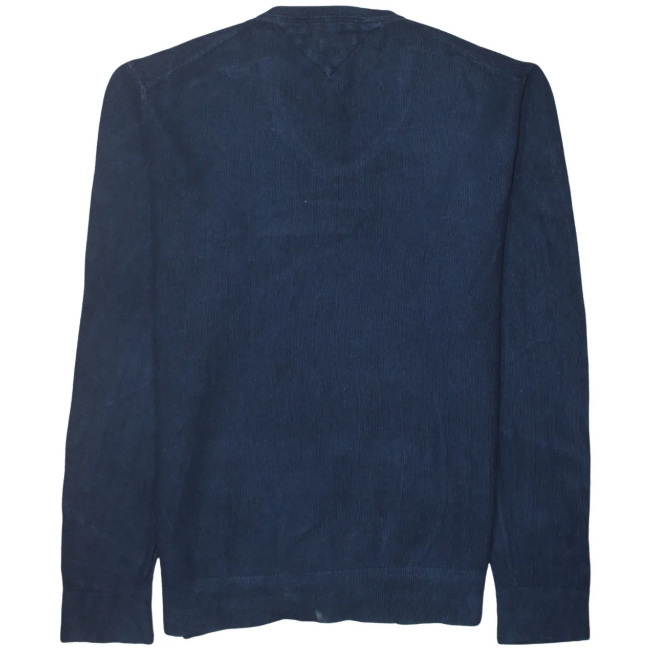 Tommy Hilfiger 90's Lightweight V Neck Sweatshirt XLarge Navy Blue sold by Vintage Club product image thumbnail 2