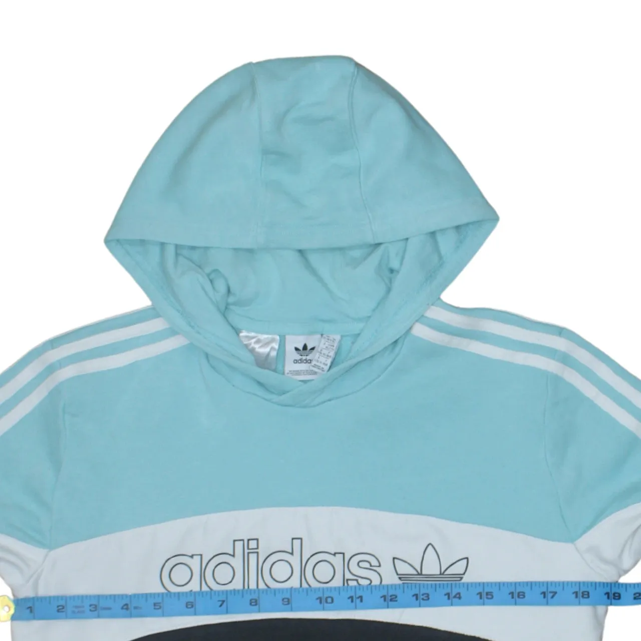 Adidas 90's Spellout Pullover Hoodie XLarge Black sold by Vintage Club product image thumbnail 5