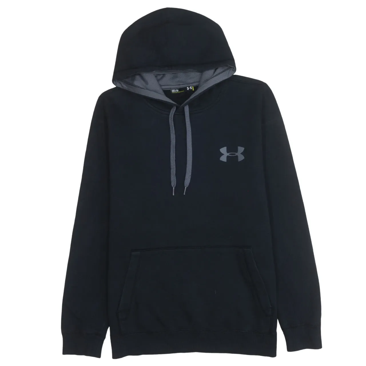 Under Armour 90's Drawstring Pockets Pullover Hoodie Medium Black sold by Vintage Club