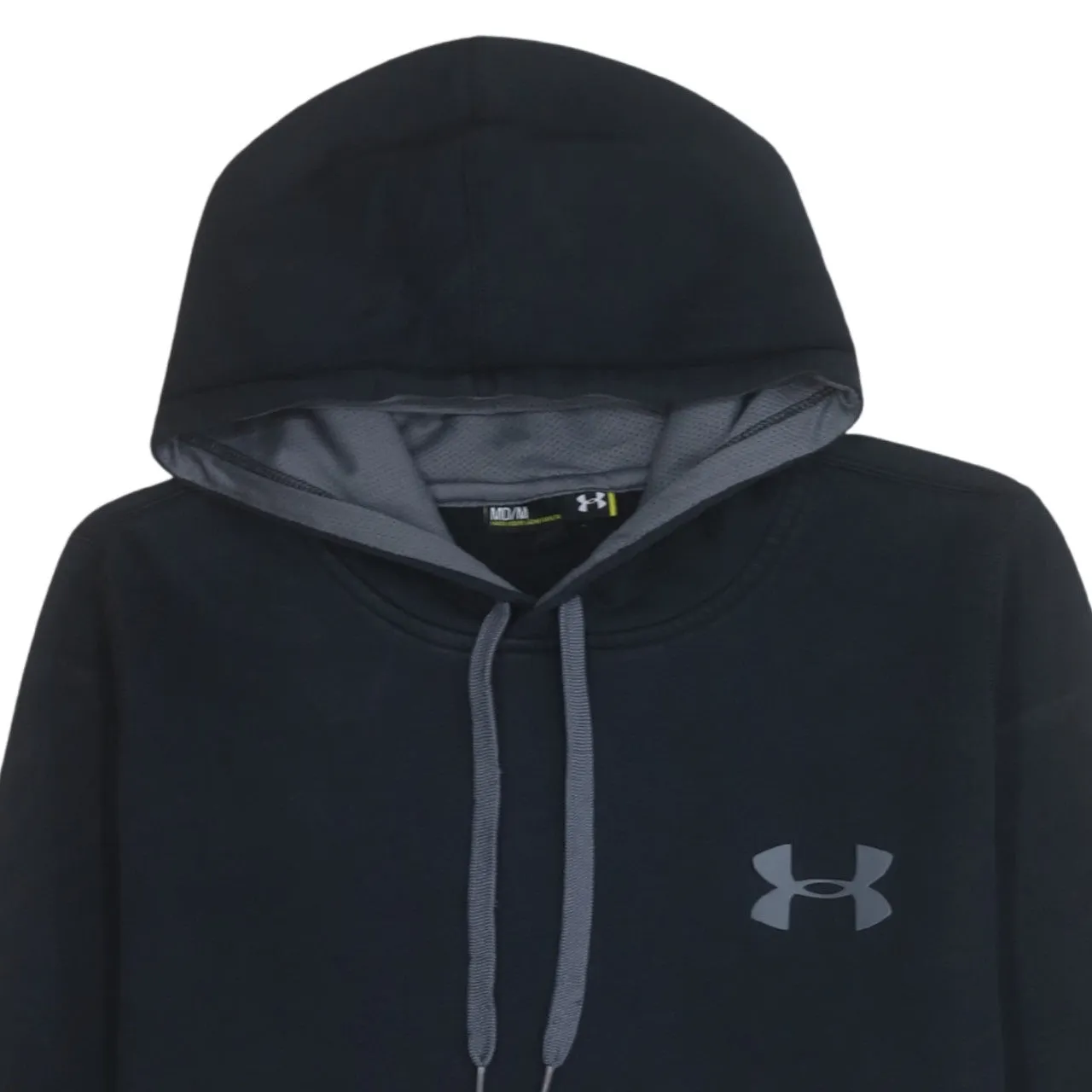 Under Armour 90's Drawstring Pockets Pullover Hoodie Medium Black sold by Vintage Club product image thumbnail 3
