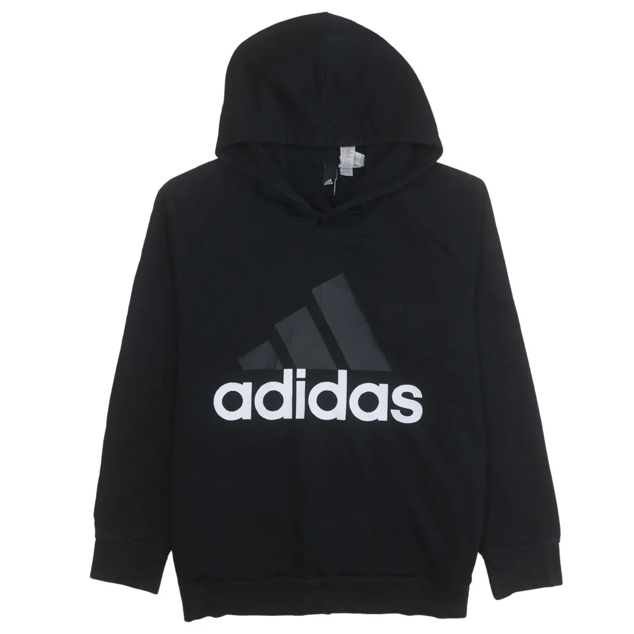 Adidas 90's Spellout Pullover Hoodie XLarge Black sold by Vintage Club