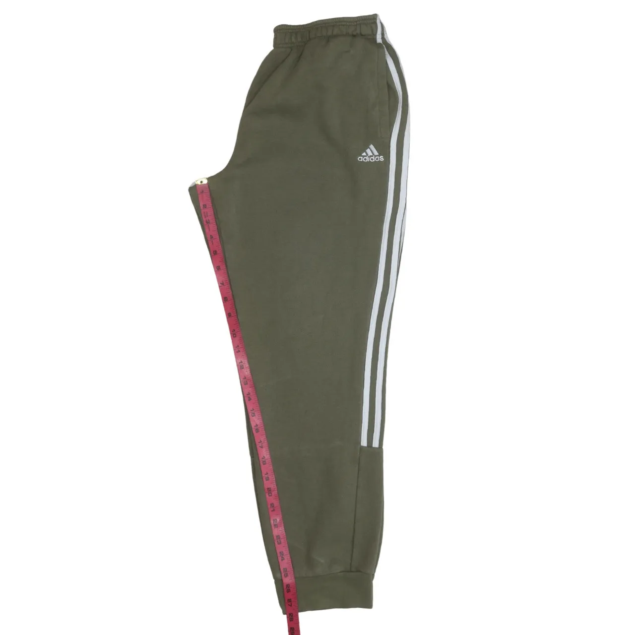 Adidas 90's Elasticated Waistband Drawstrings Casual Joggers / Sweatpants Large Green sold by Vintage Club product image thumbnail 5