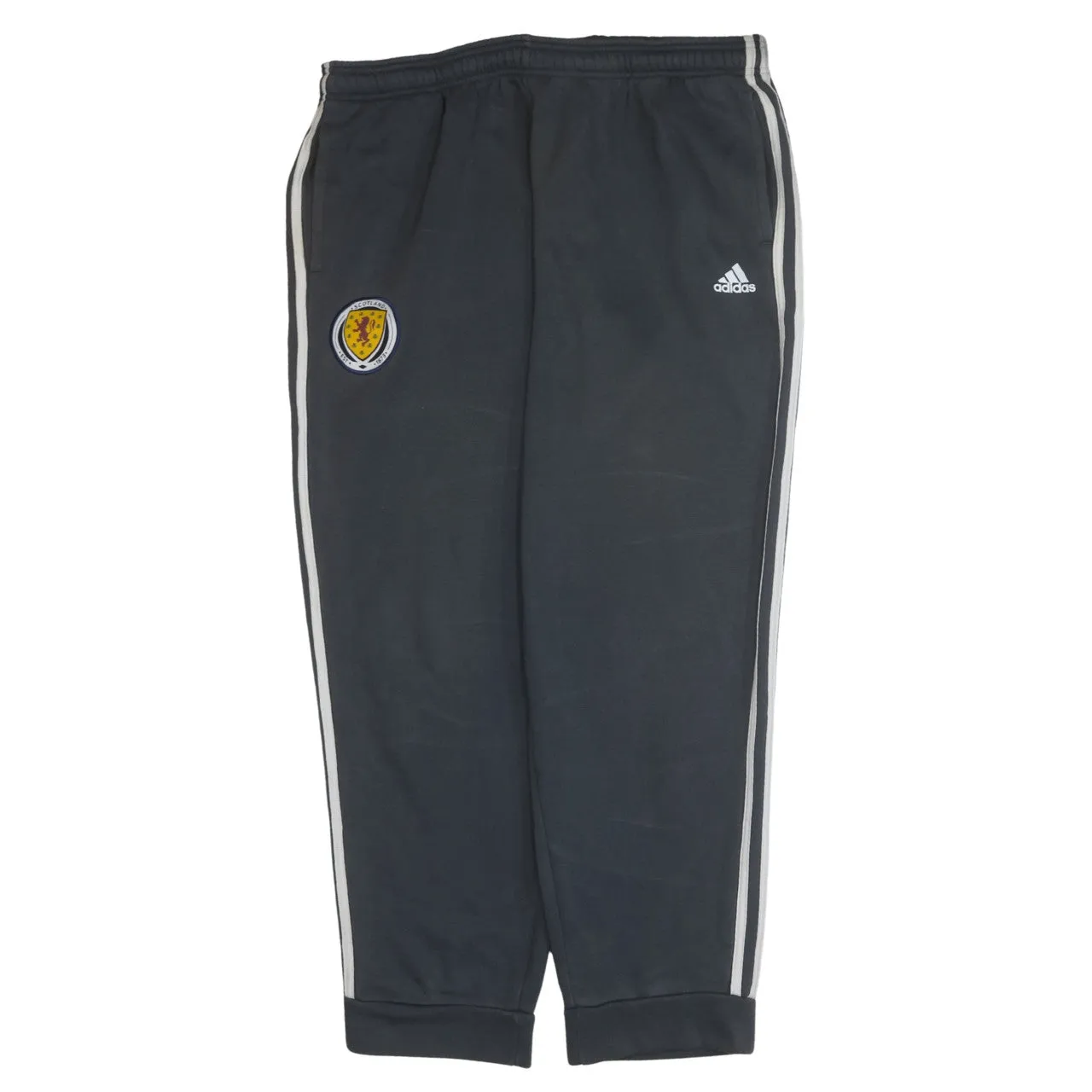 Adidas 90's 3 Stripes Casual Joggers / Sweatpants XLarge Grey sold by Vintage Club