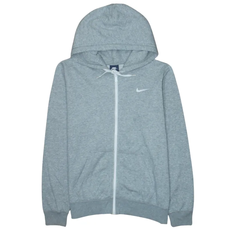 Nike 90's Swoosh Full Zip Up Hoodie Large Grey sold by Vintage Club