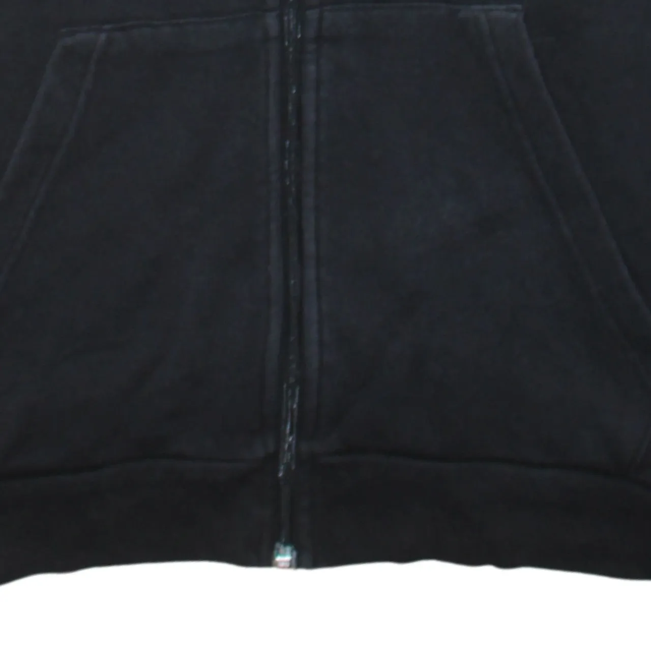 Adidas 90's Striped Sleeve Full Zip Up Hoodie Small Black sold by Vintage Club product image thumbnail 4