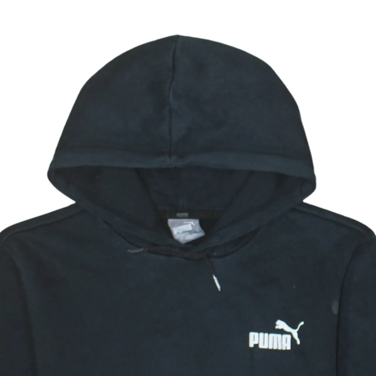 Puma 90's Drawstring Pockets Pullover Hoodie Small Black sold by Vintage Club product image thumbnail 3