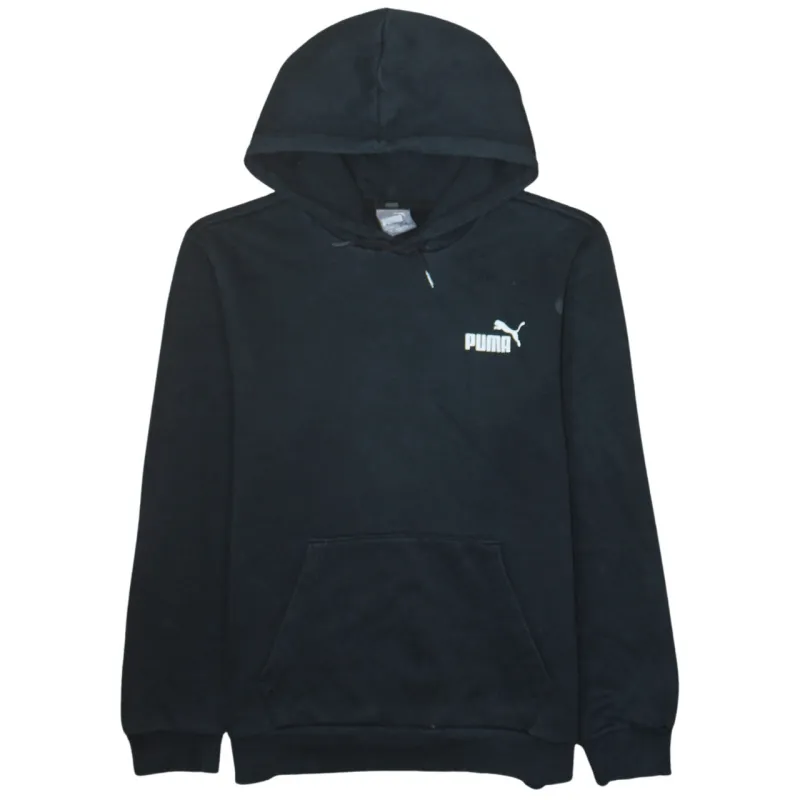 Puma 90's Drawstring Pockets Pullover Hoodie Small Black sold by Vintage Club
