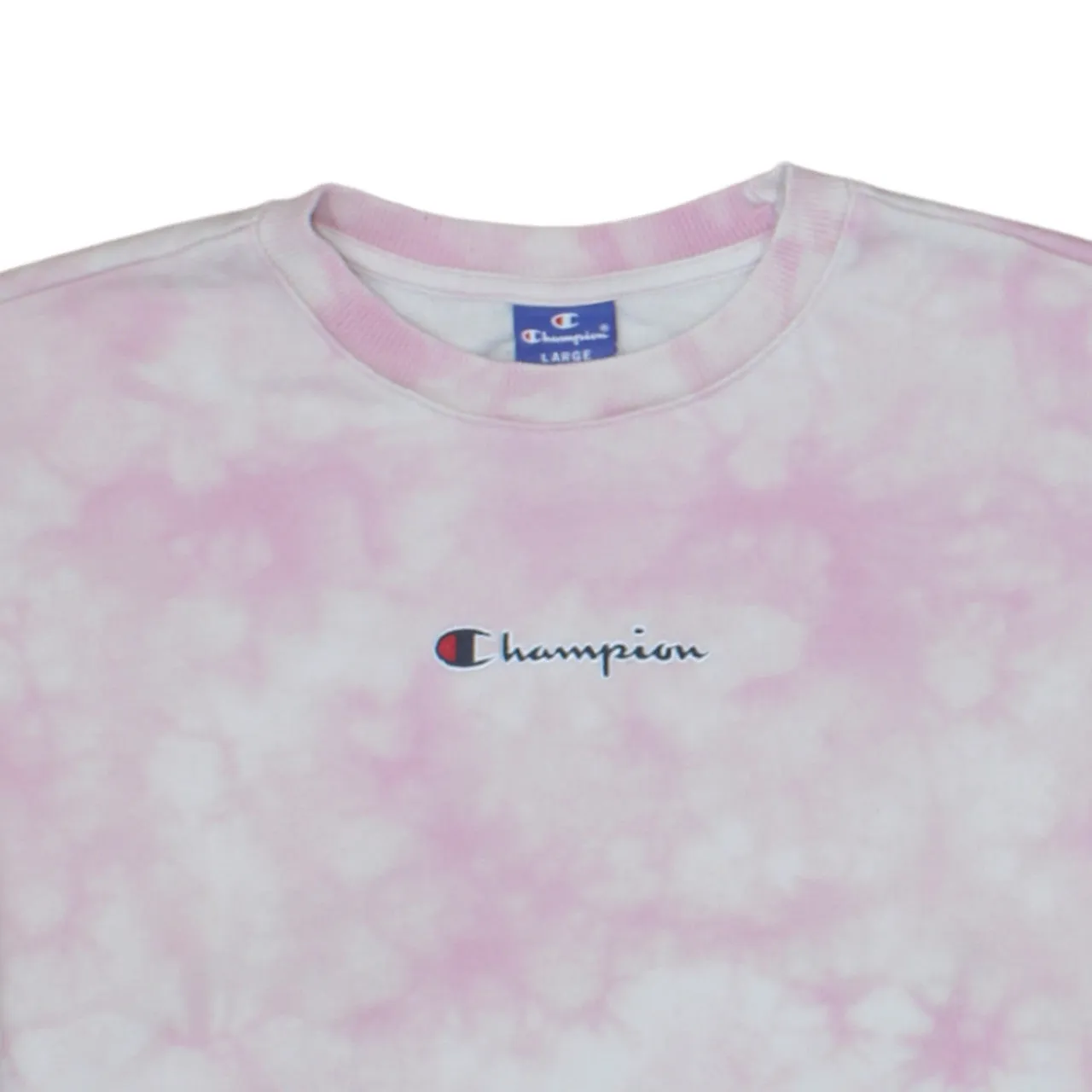 Champion 90's Lightweight Crew Neck Sweatshirt Large Pink sold by Vintage Club product image thumbnail 3