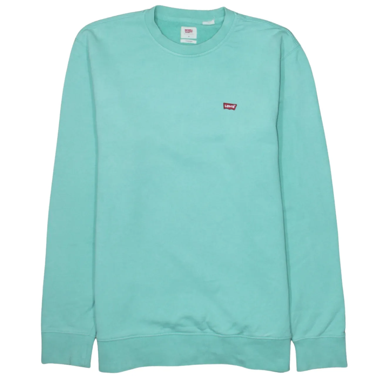 Levi's 90's Lightweight Crew Neck Sweatshirt Medium Green sold by Vintage Club