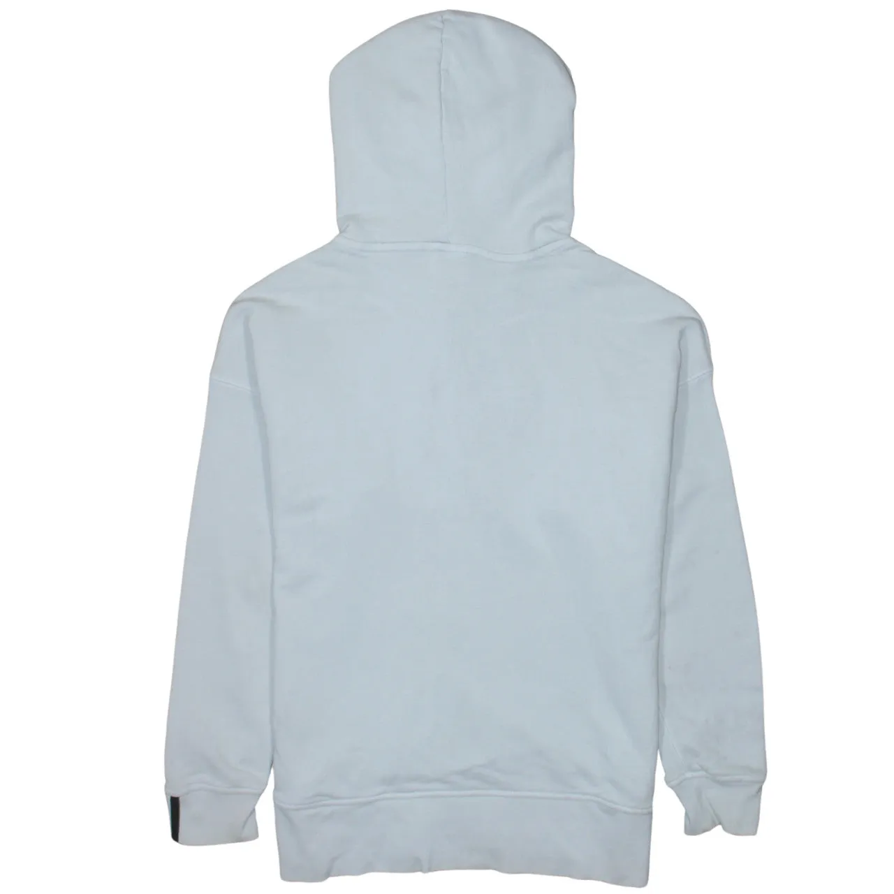 Adidas 90's 3 Stripes Cuff Pullover Hoodie XLarge White sold by Vintage Club product image thumbnail 2