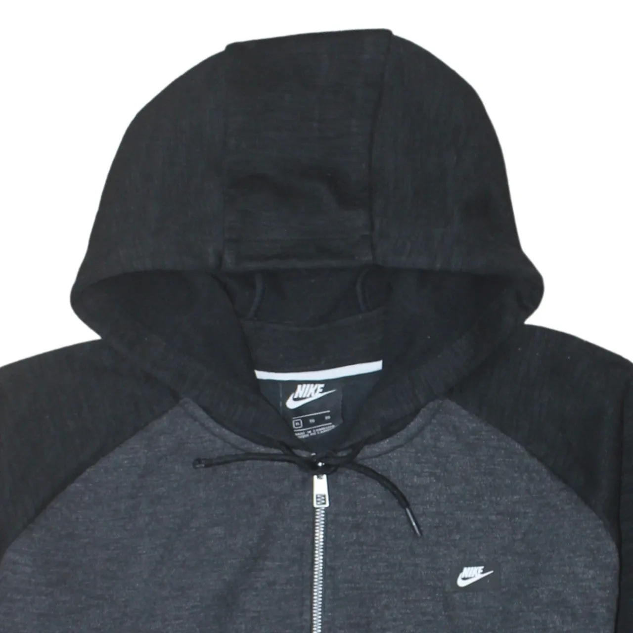 Nike 90's Swoosh Full Zip Up Hoodie XLarge Black sold by Vintage Club product image thumbnail 3