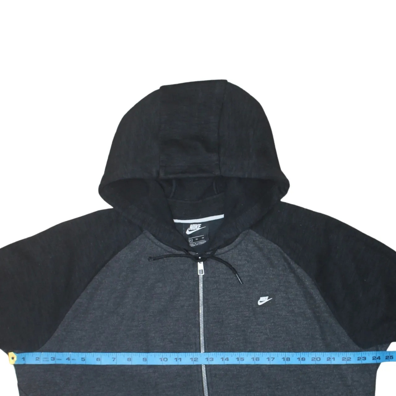 Nike 90's Swoosh Full Zip Up Hoodie XLarge Black sold by Vintage Club product image thumbnail 5