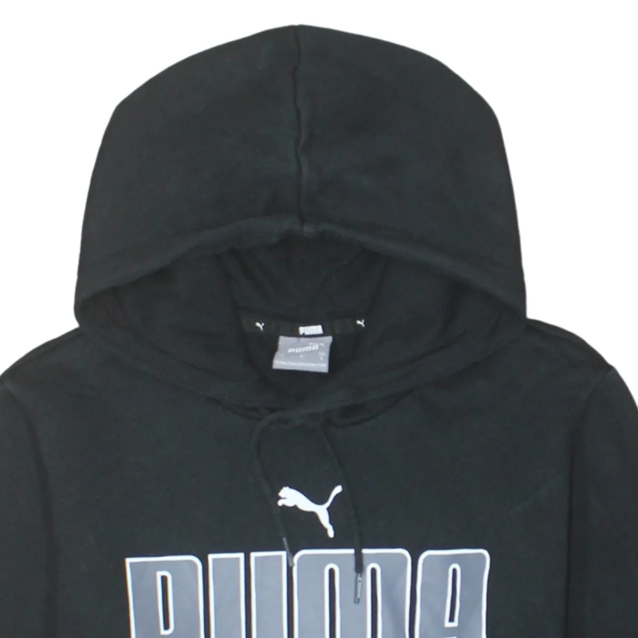 Puma 90's Spellout Pullover Hoodie Small Black sold by Vintage Club product image thumbnail 3