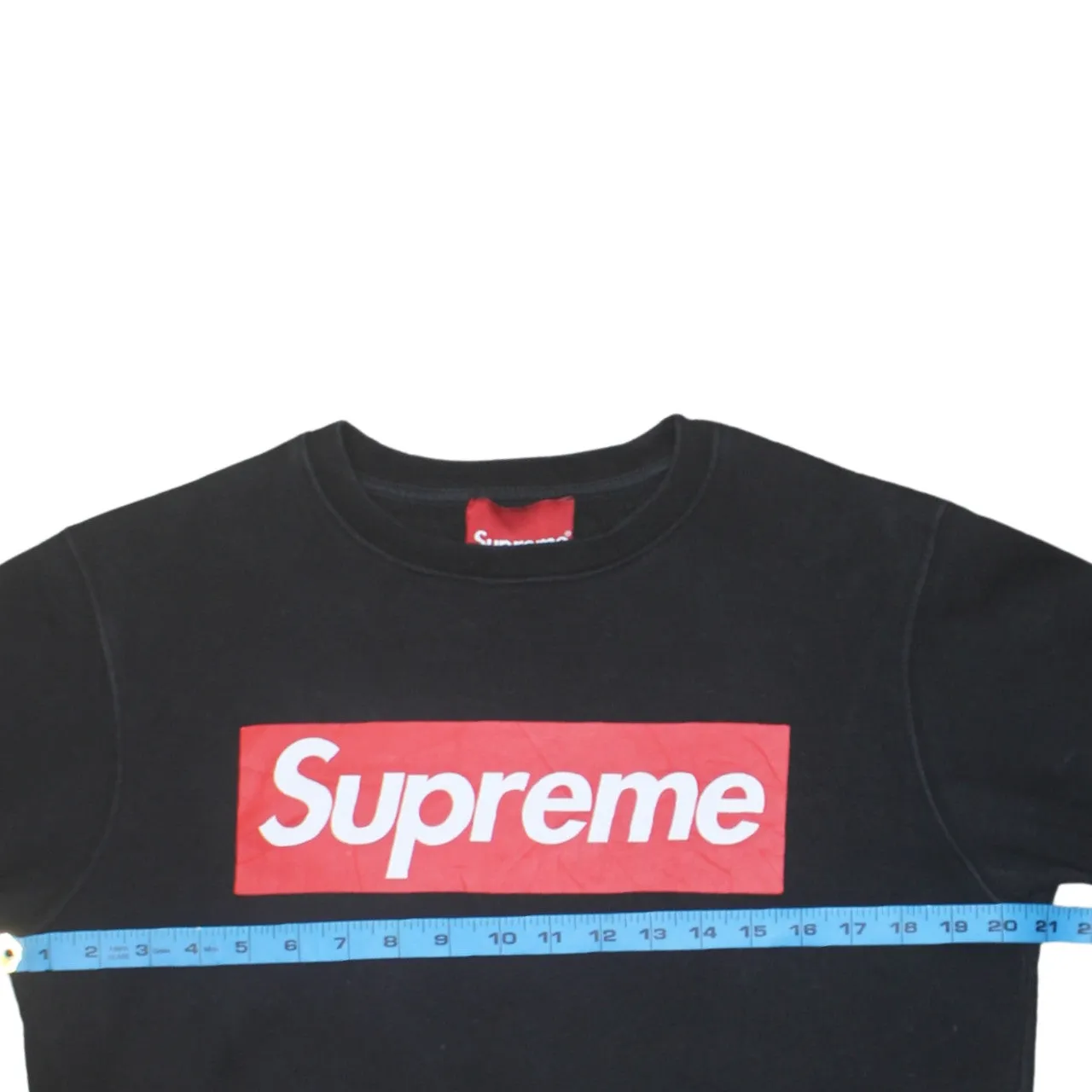 Supreme 90's Spellout Crew Neck Sweatshirt Small Black sold by Vintage Club product image thumbnail 5
