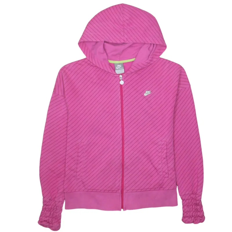 Nike 90's Swoosh Full Zip Up Hoodie XLarge Pink sold by Vintage Club