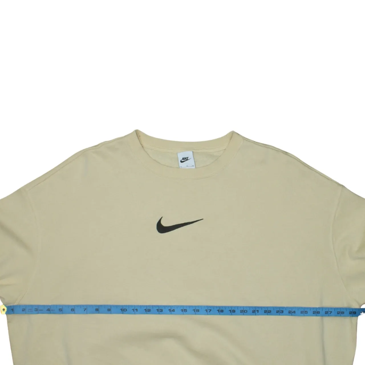 Nike 90's Center Middle Swoosh Crew Neck Sweatshirt XLarge Yellow sold by Vintage Club product image thumbnail 5